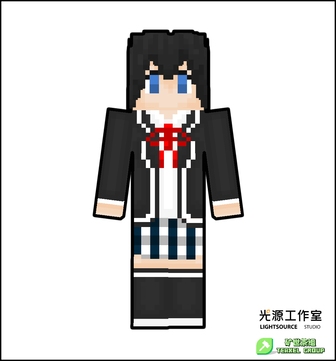 【原创】【128×】春物系列-雪之下雪乃 - 皮肤分享 - minecraft(我的