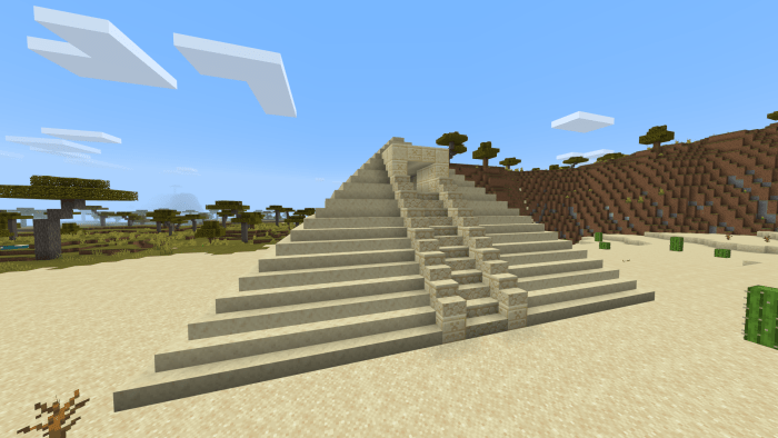 我的世界沙漠金字塔图片